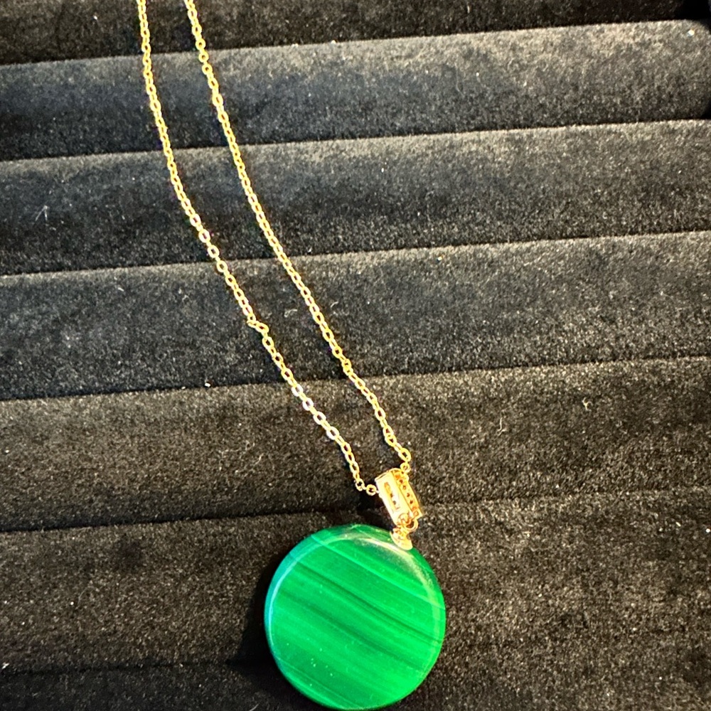 Green Pendant Necklace